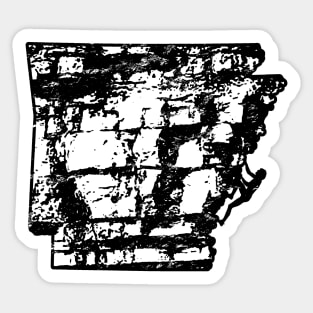 Rock Climbing Arkansas Rock Climber State Map Sticker